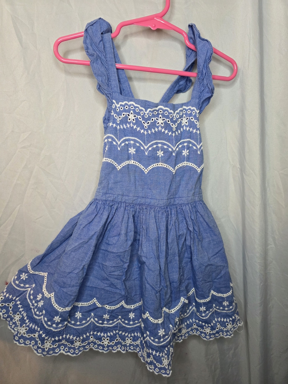 Cat & Jack Blue Embroidered Sundress for Girls